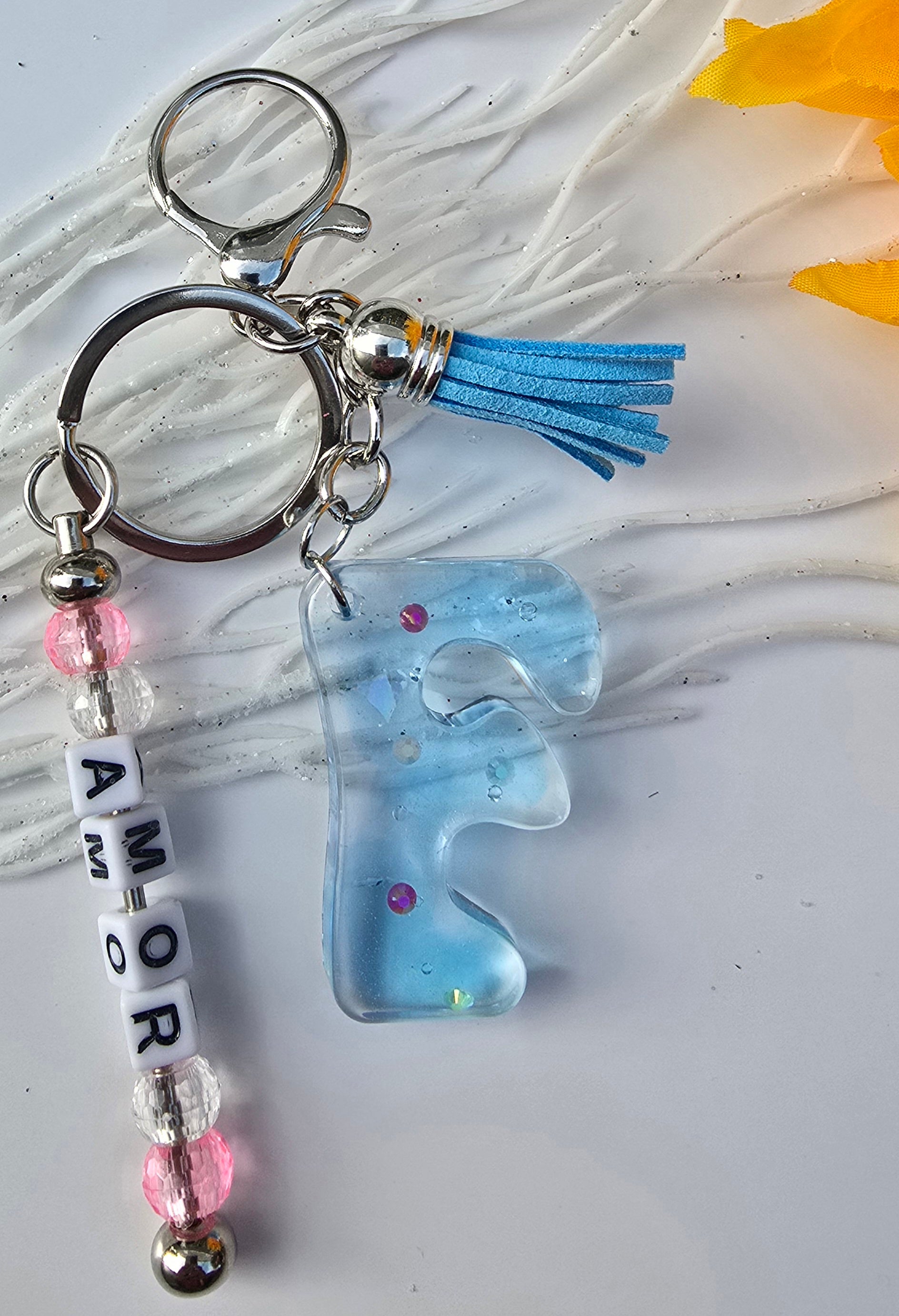 Llaveros personalizados con letras