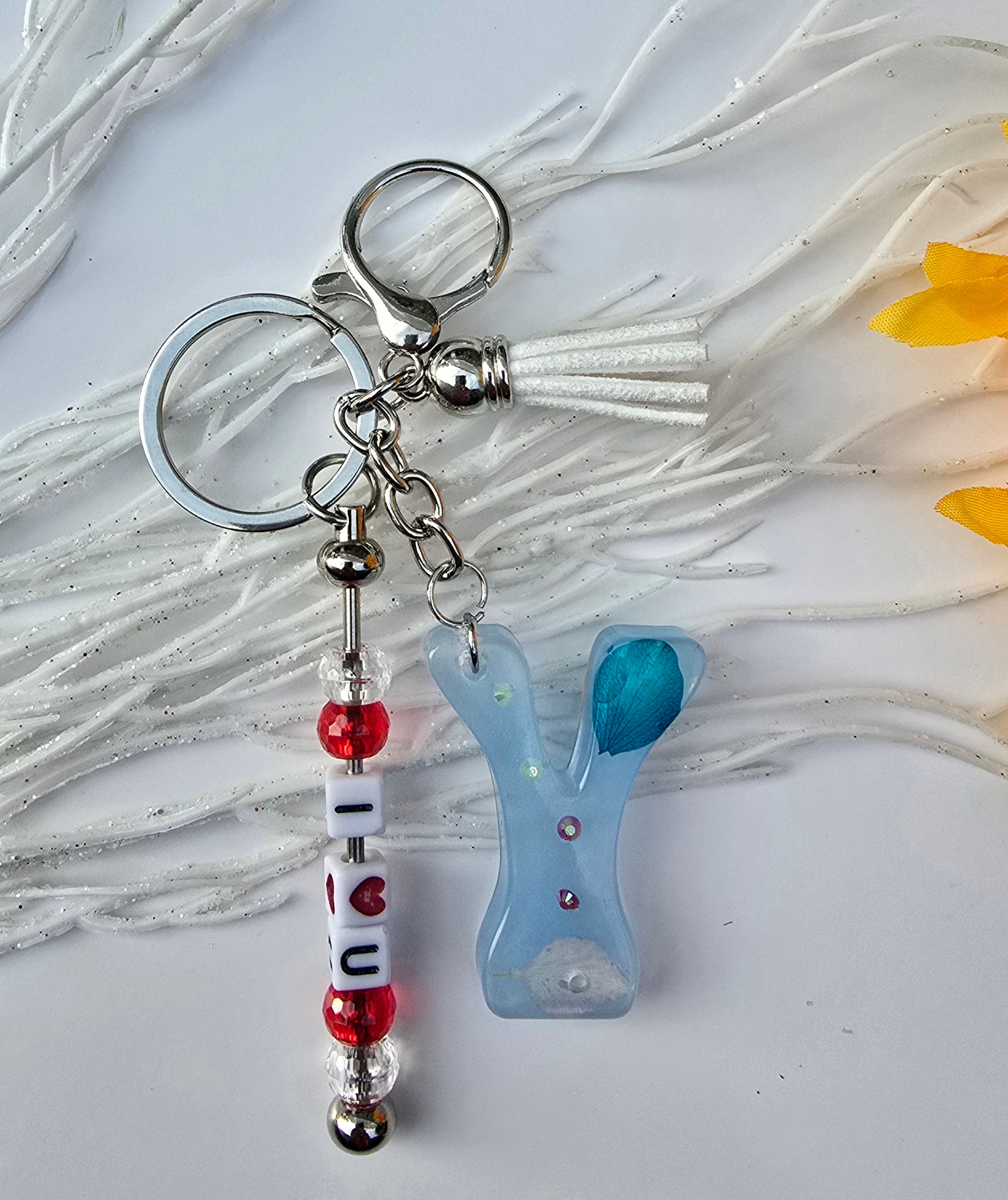 Llaveros personalizados con letras