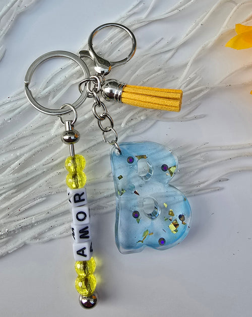 Llaveros personalizados con letras