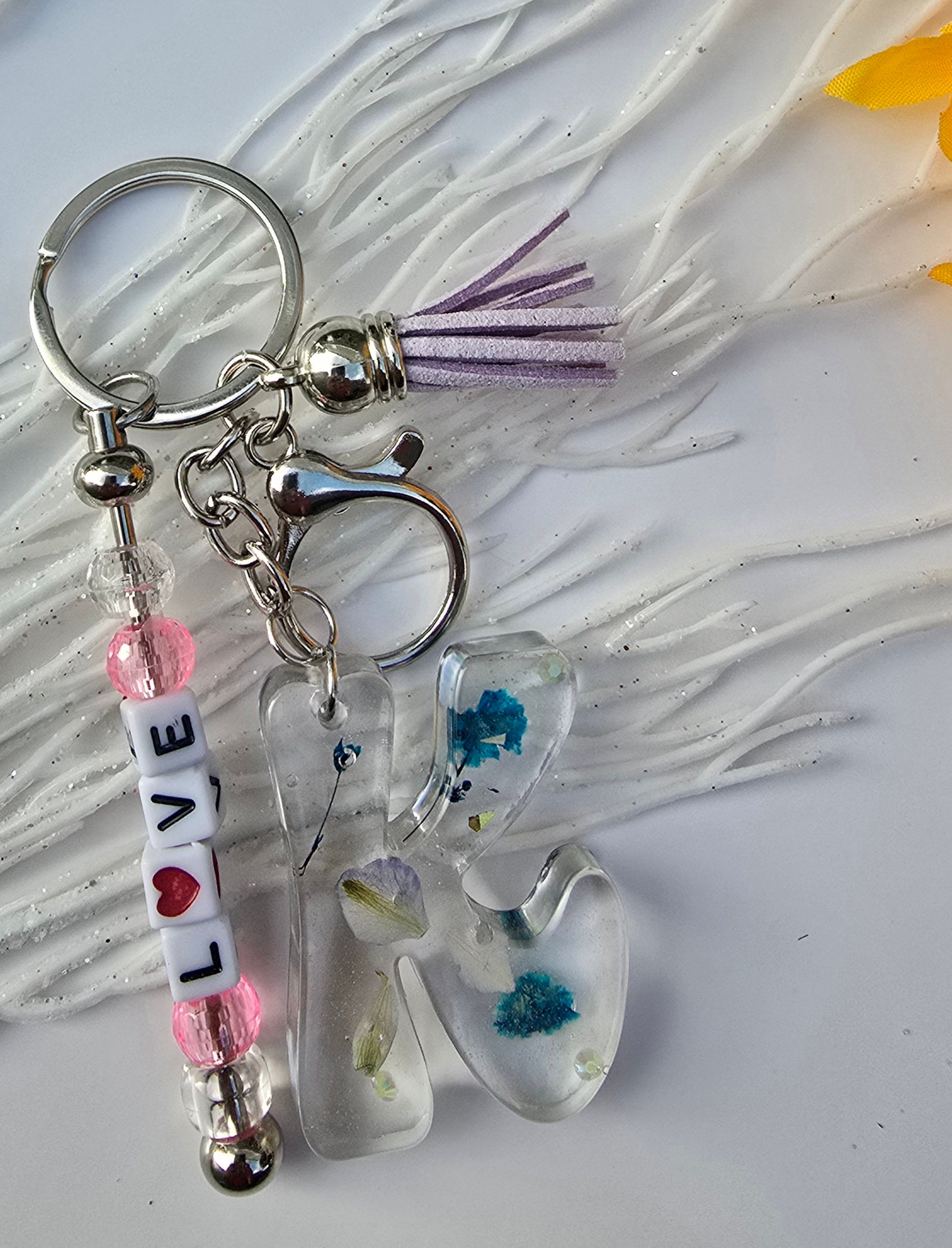 Llaveros personalizados con letras